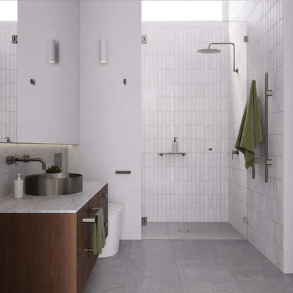 MEIR Curvae Shower Shelf 400mm - Various Colour Finishes