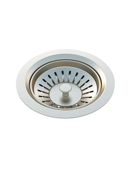 Meir Lavello Sink Strainer and Waste Plug Basket with Stopper - 3 Colour Finishes