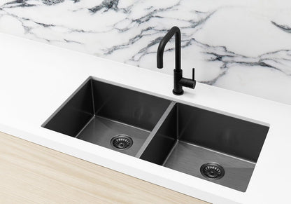 Meir Lavello Sink Strainer and Waste Plug Basket with Stopper - 3 Colour Finishes
