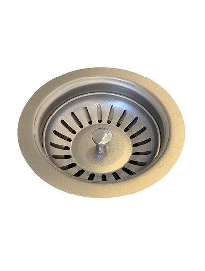 Meir Lavello Sink Strainer and Waste Plug Basket with Stopper - 3 Colour Finishes