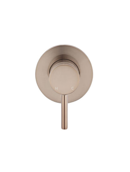 Meir Round Wall Mixer Short Pin-Lever - Finish Trim Kit - Various Colours Finishes