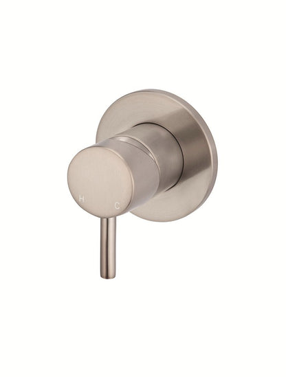 Meir Round Wall Mixer Short Pin-Lever - Finish Trim Kit - Various Colours Finishes