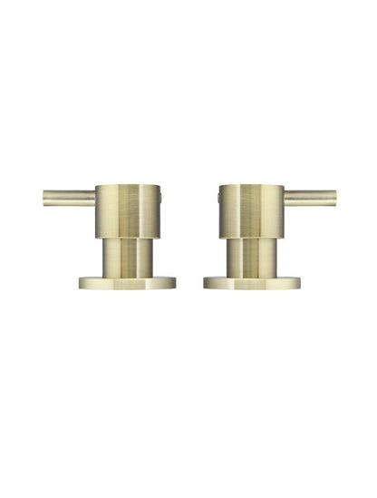 Meir Round Quarter Turn Wall Top Assemblies - Various Colour Finishes