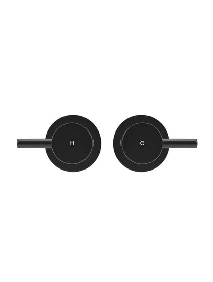 Meir Round Quarter Turn Wall Top Assemblies - Various Colour Finishes