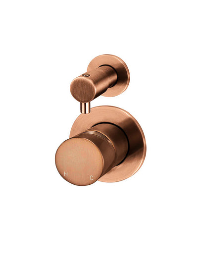Meir Pinless Handle Round Diverter Mixer - Finish Trim Kit - Various Colour Finishes