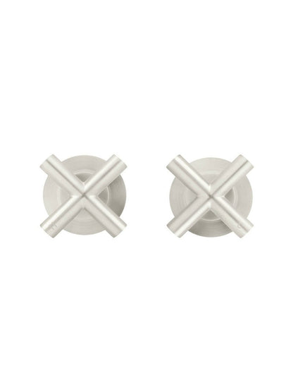 Meir Round Cross Handle Jumper Valve Wall Top Assemblies - Various Colour Finishes