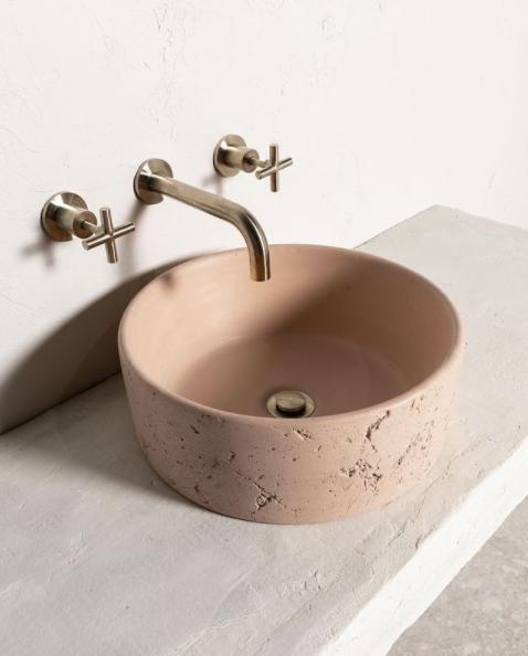 Meir Round Cross Handle Jumper Valve Wall Top Assemblies - Various Colour Finishes
