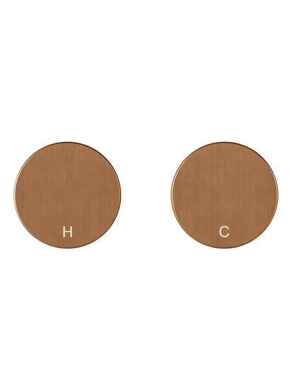 Meir Circular Wall Taps - Various Colour Finishes