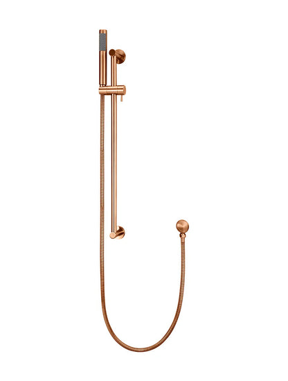 Meir Round Hand Shower on Rail Column - Various Colour Finishes