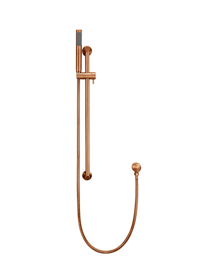 Meir Round Hand Shower on Rail Column - Various Colour Finishes