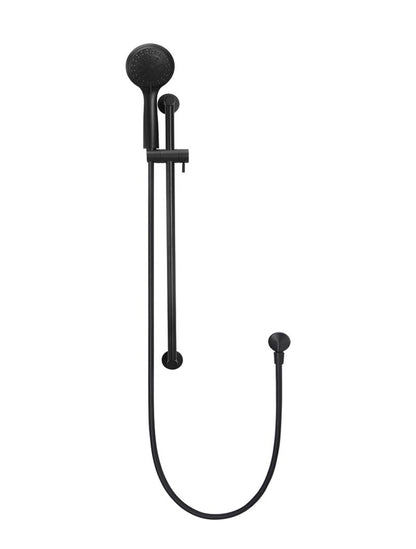 Meir Round 3-Function Hand Shower on Rail Column - Various Colour Finishes