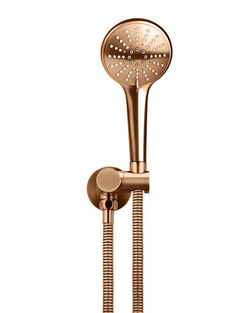 Meir Round 3-Function Hand Shower on Swivel Bracket - Various Colour Finishes