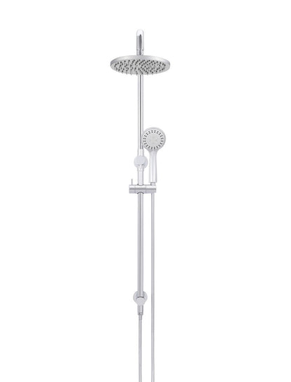Meir Round Combination Shower Rail 200mm Rose + 3 Function Hand Shower - Various Colour Finishes