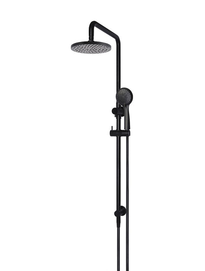 Meir Round Combination Shower Rail 200mm Rose + 3 Function Hand Shower - Various Colour Finishes