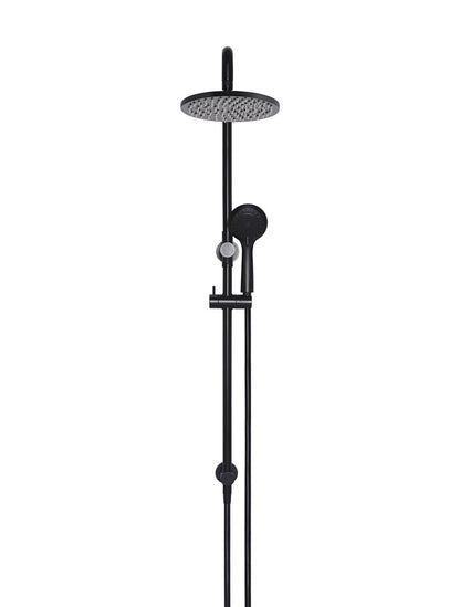 Meir Round Combination Shower Rail 200mm Rose + 3 Function Hand Shower - Various Colour Finishes