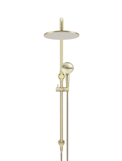 Meir Round Combination Shower Rail 300mm Rose + Three-Function Hand Shower - Various Colour Finishes