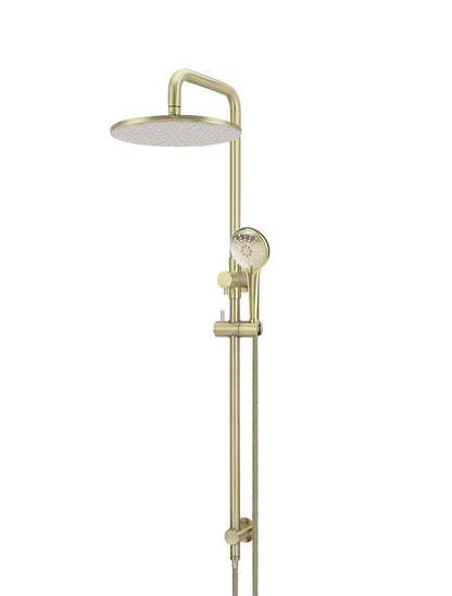 Meir Round Combination Shower Rail 300mm Rose + Three-Function Hand Shower - Various Colour Finishes
