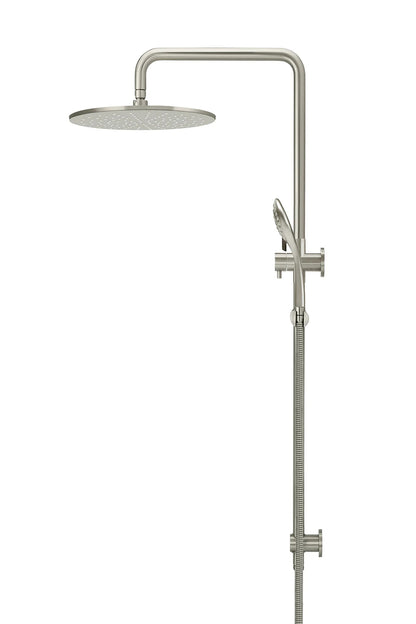 Meir Round Combination Shower Rail 300mm Rose + Three-Function Hand Shower - Various Colour Finishes
