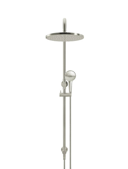 Meir Round Combination Shower Rail 300mm Rose + Three-Function Hand Shower - Various Colour Finishes