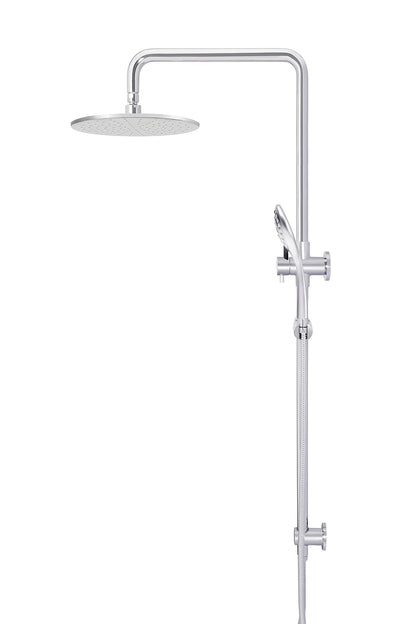 Meir Round Combination Shower Rail 300mm Rose + Three-Function Hand Shower - Various Colour Finishes