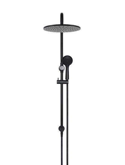 Meir Round Combination Shower Rail 300mm Rose + Three-Function Hand Shower - Various Colour Finishes