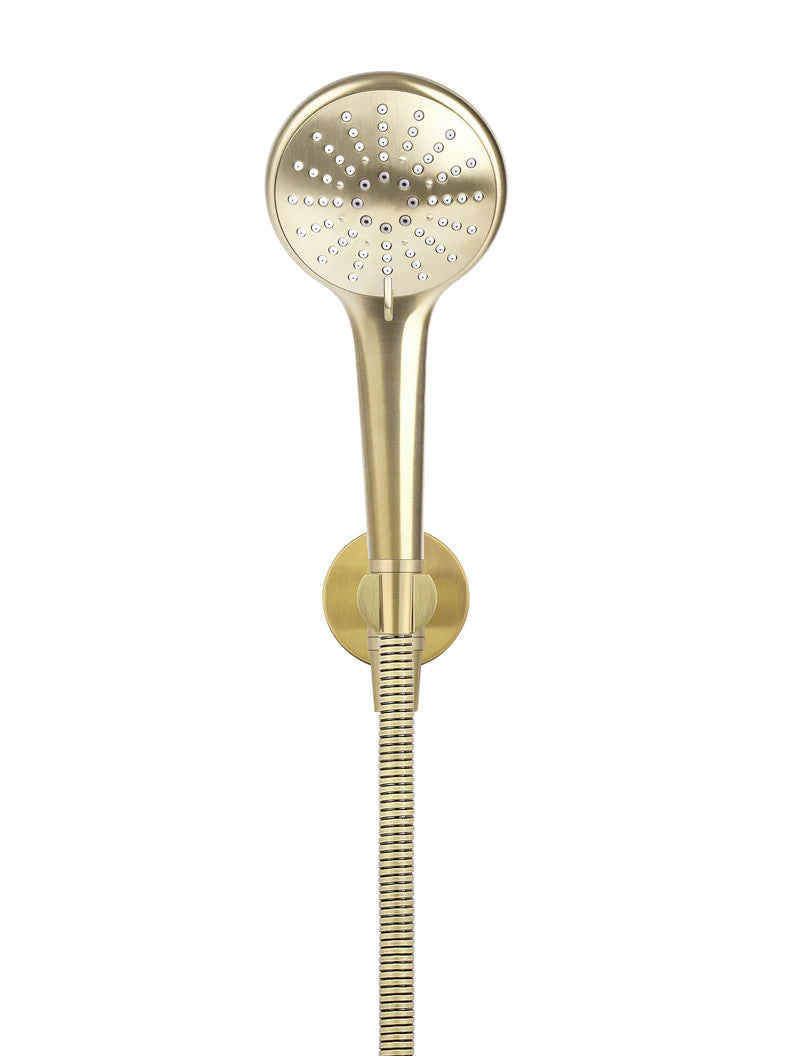 Meir Round 3-Function Hand Shower on Fixed Bracket - Various Colour Finishes
