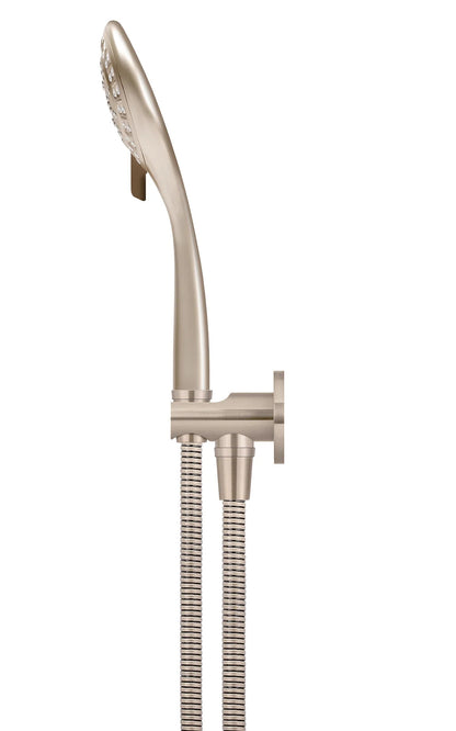Meir Round 3-Function Hand Shower on Fixed Bracket - Various Colour Finishes