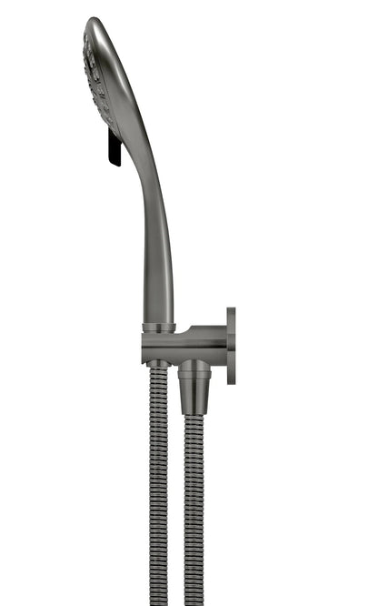 Meir Round 3-Function Hand Shower on Fixed Bracket - Various Colour Finishes