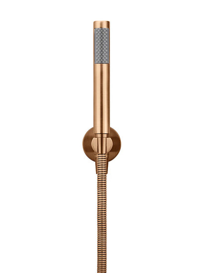Meir Round Hand Shower on Fixed Bracket - Various Colour Finishes