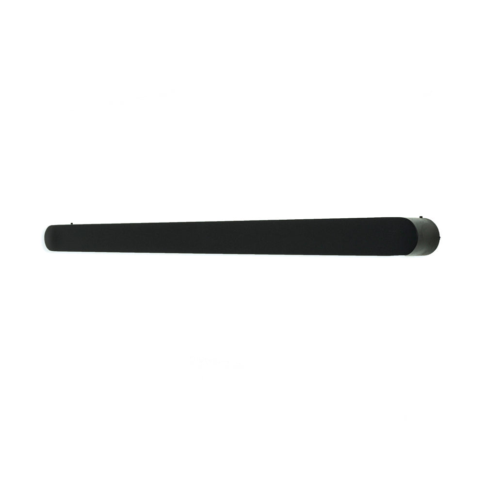 Radiant Single FLAT FACED ROUNDED END Bar NON-HEATED Towel Rails (NH-ASPEN) - Various Widths and Colour Finishes