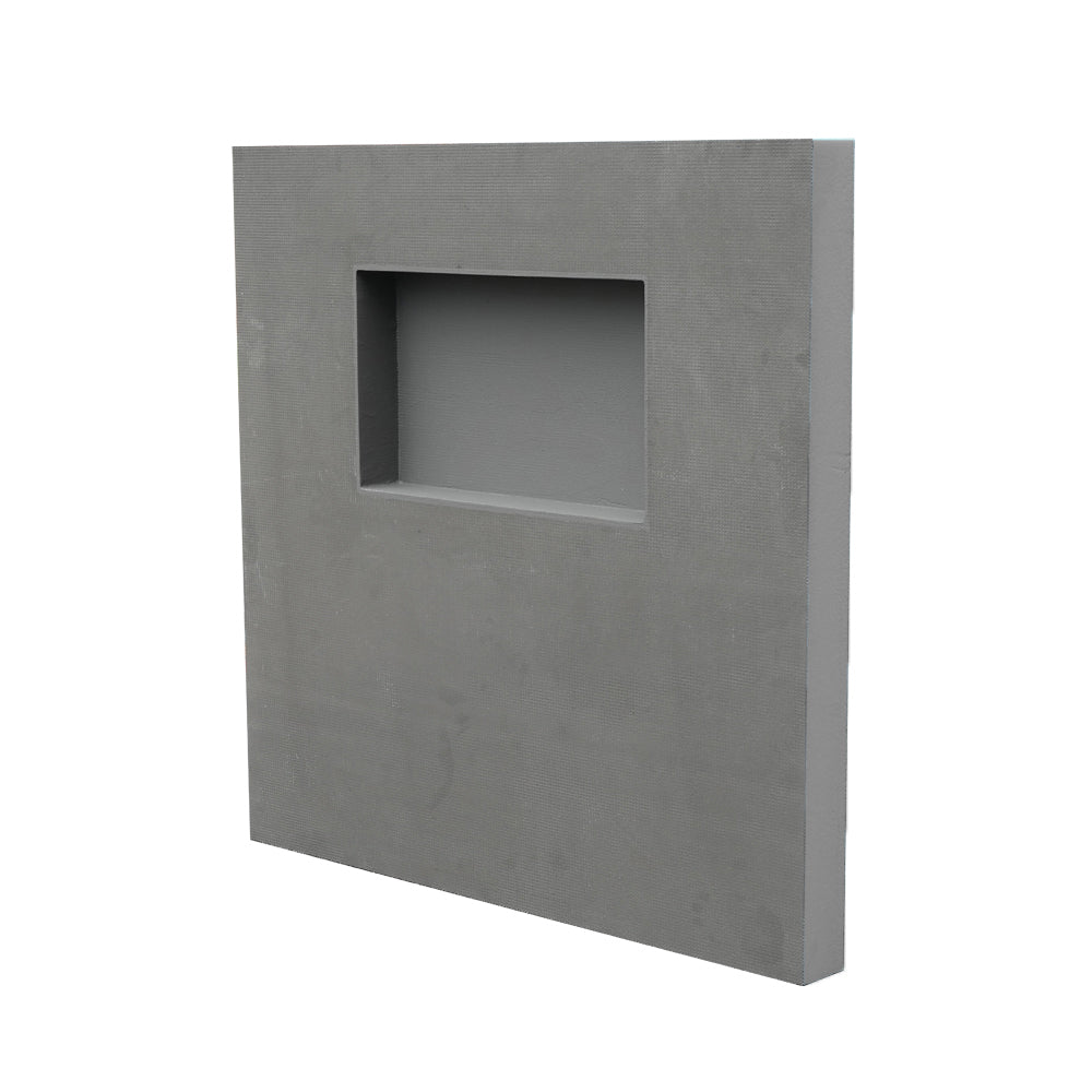 Thermasheet HALF Shower Wall - 1200 x 1200 x 100mm WITH RSN03 NICHE
