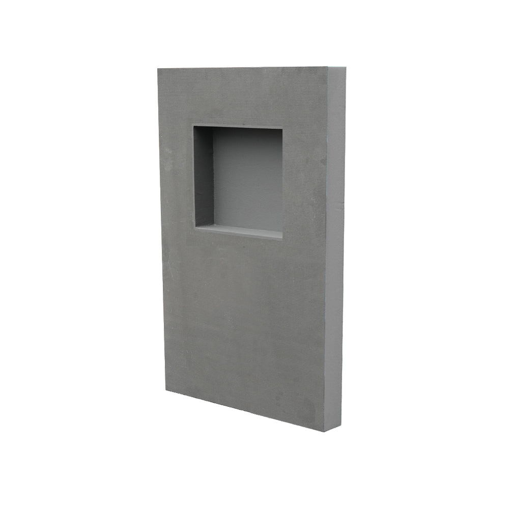 Thermasheet HALF Shower Wall - 600 x 1200 x 100mm WITH RSN01 NICHE