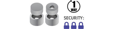 No Go Security Enclosure Solid Pack of 10 - Various Metric Sizes
