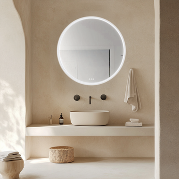 Euro Mirror OLËK Round Mirror - Various Frame Colours & Sizes