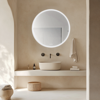 Euro Mirror OLËK Round Mirror - Various Frame Colours & Sizes