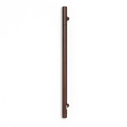 Radiant Single Vertical ROUND Bar NON-HEATED Towel Rail 950mm Tall - Various Colour Finishes