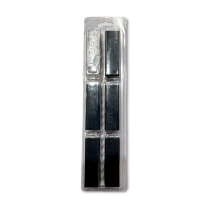 Radiant Full Set of Replacement SQUARE Bar 80mm Brackets & Fixings for STR Range of Towel Rails - Various Colour Finishes