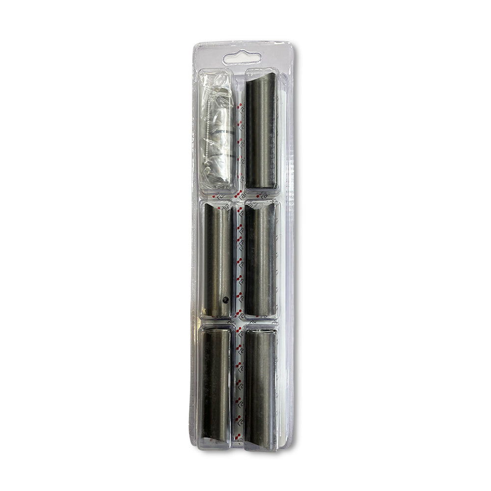Radiant Full Set of Replacement Round Bar 80mm Brackets & Fixings for RTR Range of Towel Rails - Various Colour Finishes