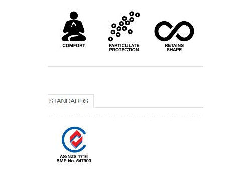 Pro Choice Dust Masks P2 + Valve + Carbon - Box of 12