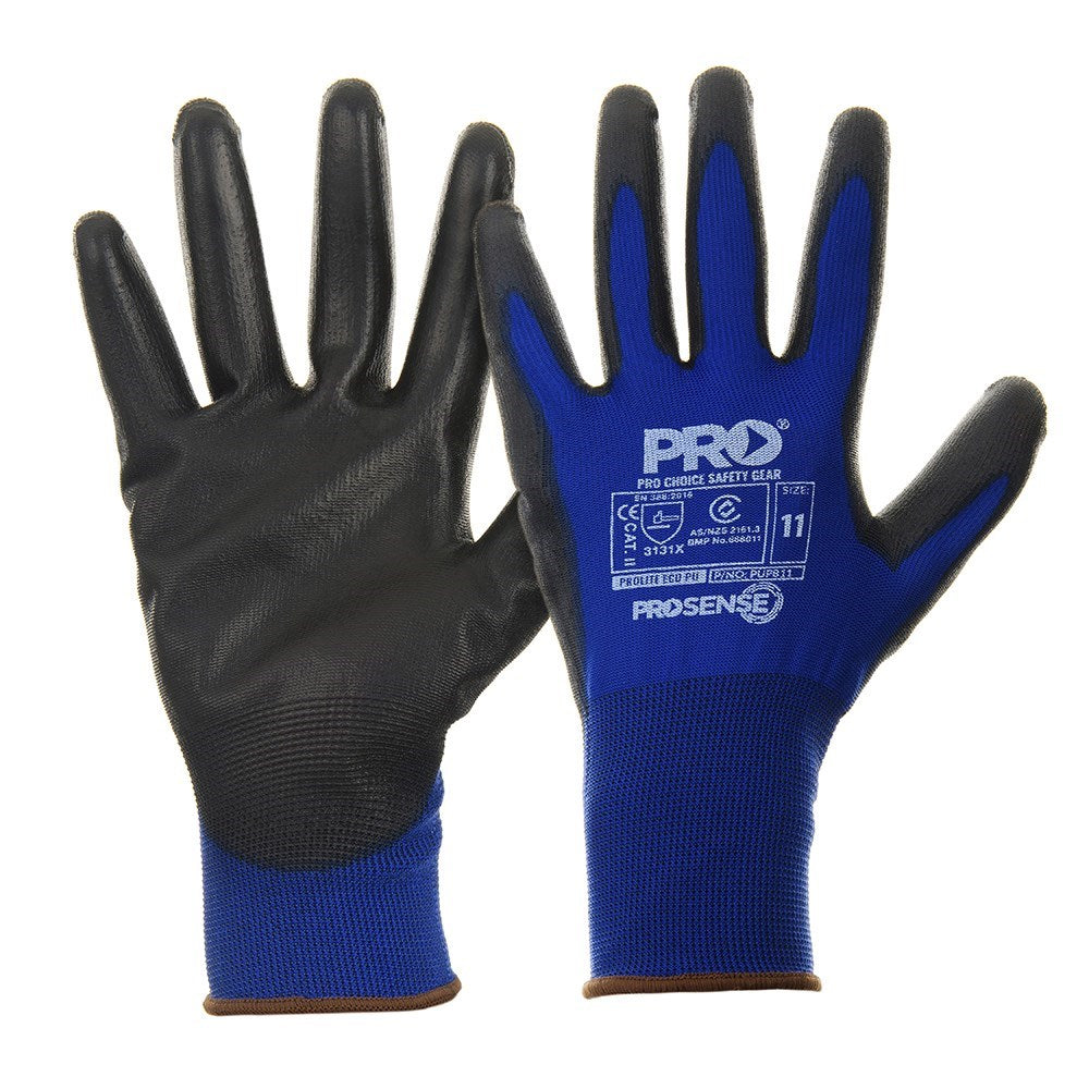 Pro Choice Prosense Prolite ECO PU Gloves - 12 Pairs in 5 Size Options