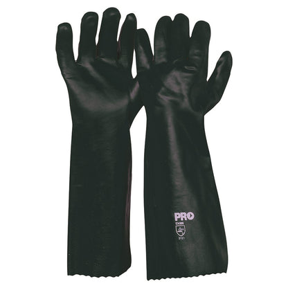 Pro Choice Double Dipped PVC Gloves one size - 12 Pairs 27cm or 45cm