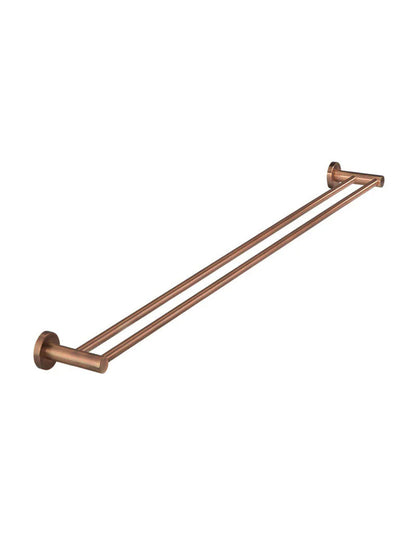Meir Round Double Towel Rail 900mm - Various Colour Finishes
