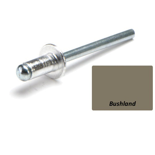 Aluminium Steel Rivet 3.2mm x 4.8mm Bushland - 28AS43BD