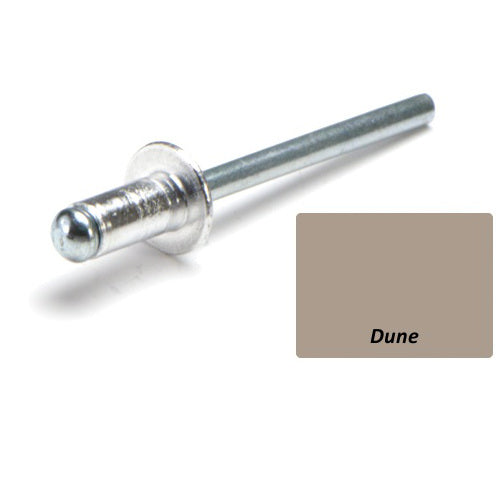 Aluminium Steel Rivet 3.2mm x 4.8mm Dune - 28AS43DU