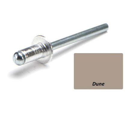 Aluminium Steel Rivet 3.2mm x 4.8mm Dune - 28AS43DU