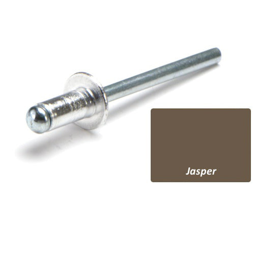 Aluminium Steel Dome Head Rivets Colorbond Painted Head - Various Sizes and Quantities