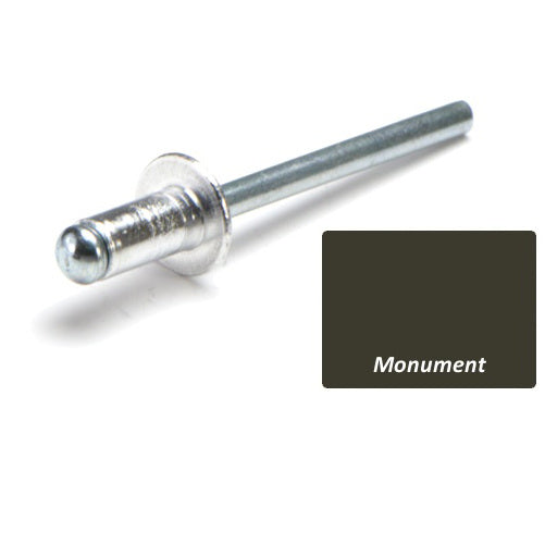 Aluminium Steel Dome Head Rivets Colorbond Painted Head - Various Sizes and Quantities
