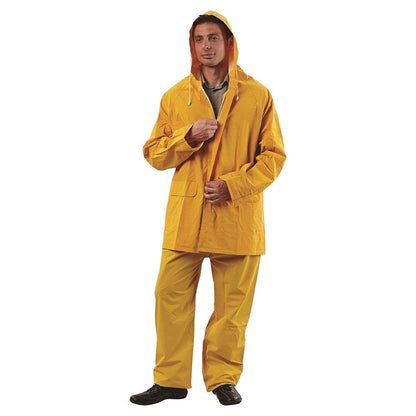 Pro Choice Yellow 3/4 Length PVC Rain Jacket - Various SIzes