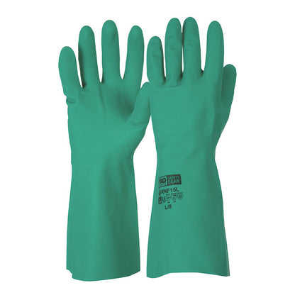 Pro Choice Green Nitrile Gloves - 12 Pairs in 6 Size Options