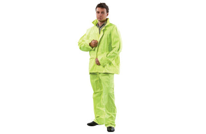 Prochoice Hi-Vis Yellow PVC Rain Suit - RSHV